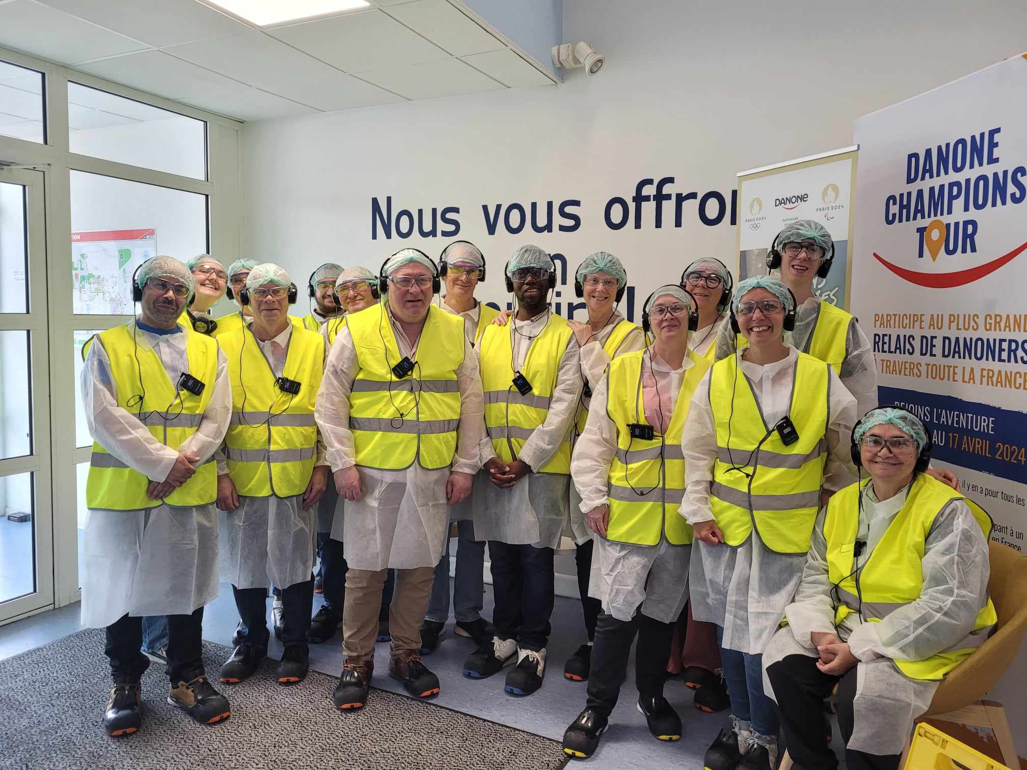 Visite de l’entreprise Danone
